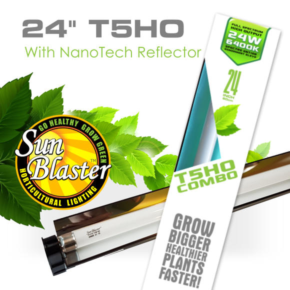 Sunblaster 24" T5HO Fluorescent Combo - Dutchman's Hydroponics & Garden Supply