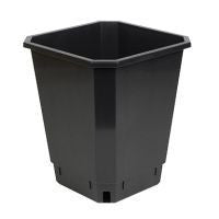 Square Pot 9.75"x9.75"x11.5" 3 gal / 12 L - Dutchman's Hydroponics & Garden Supply