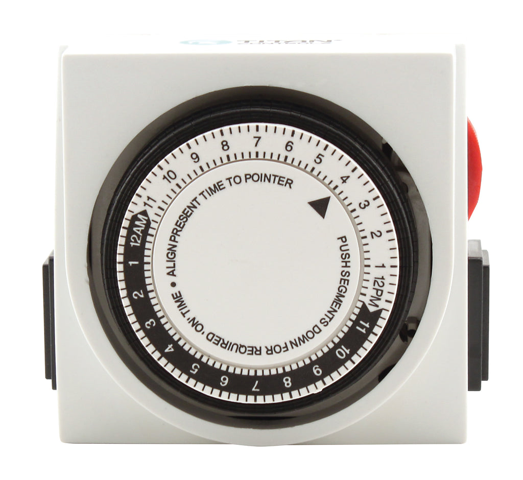 Titan Controls® Apollo® 8 - Two Outlet Mechanical Timer - Dutchman's Hydroponics & Garden Supply