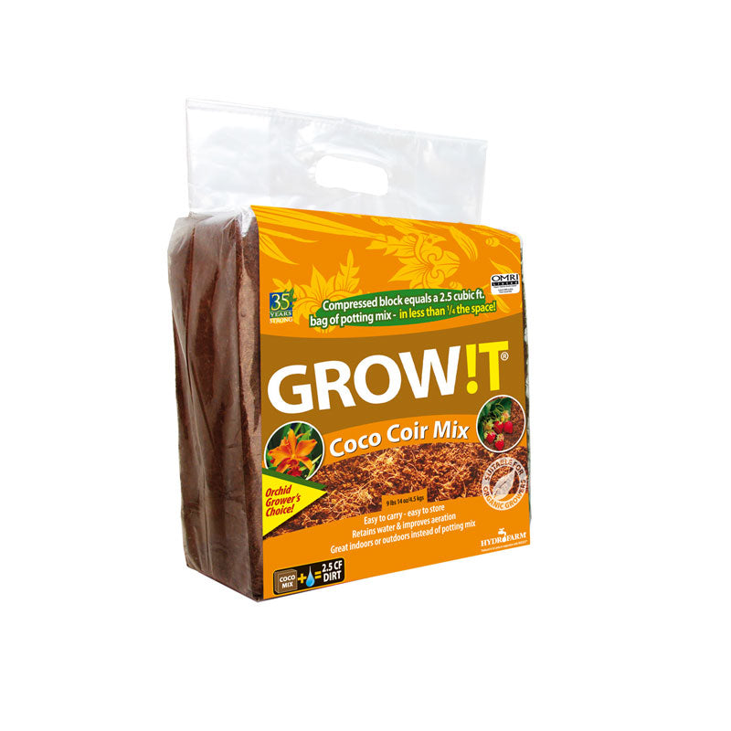 GROW!T Organic Coco Coir Mix Block